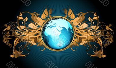 world with ornate