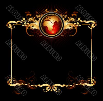 world with ornate