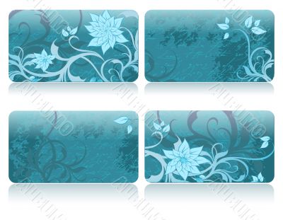  cards blue