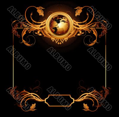 world with ornate