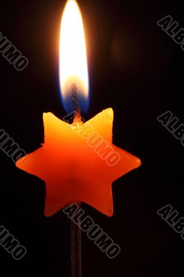 orange candle