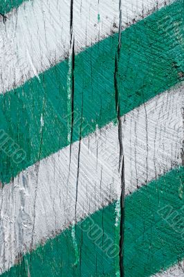 Fragment of painted wood