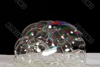 lot of bubbles