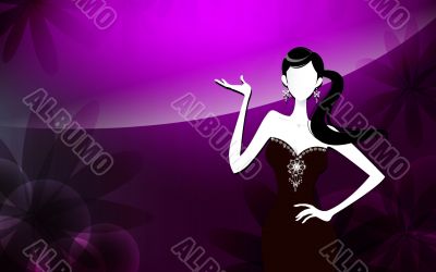 Beautiful Digital Art Girls Silhouettes