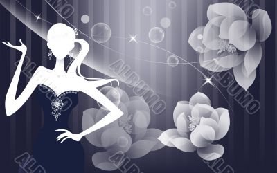 Beautiful Digital Art Girls Silhouettes