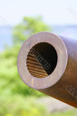 Old Russian Cannon in Suomenlinna 