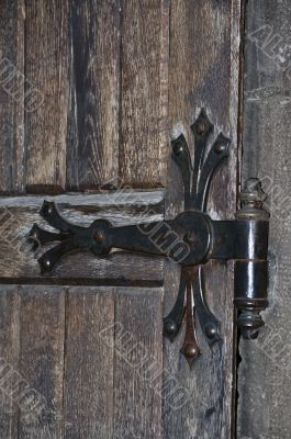 Old door hinge 