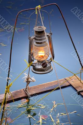 Lantern on the water