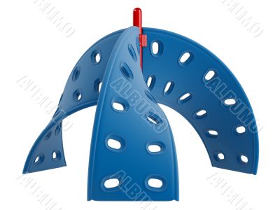 Blue Aztec Climber