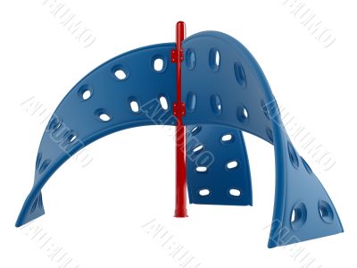 Blue Aztec Climber