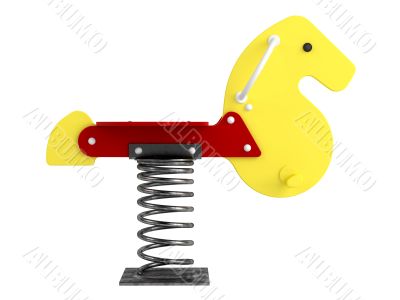 Horse spring toy