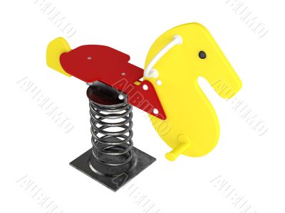 Horse spring toy