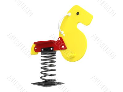 Horse spring toy