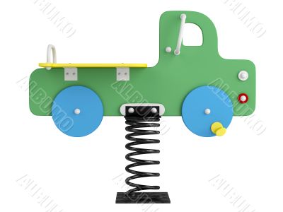Car spring toy