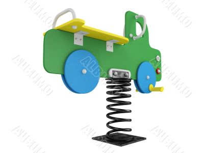 Car spring toy