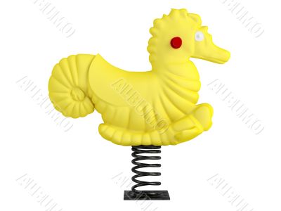 Seahorse spring toy