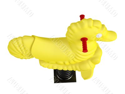 Seahorse spring toy