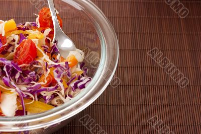 Salad in bowl