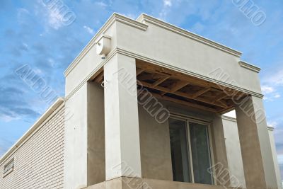 New home under construction  in development