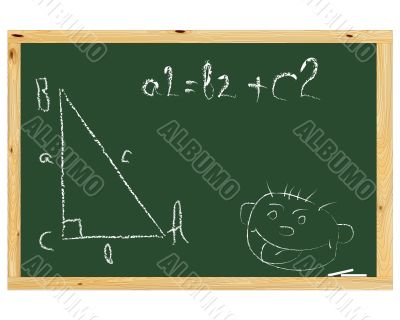 school board with  the Pythagorean Theorem 