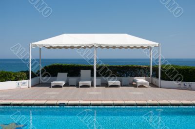 Mediterranean Sea. Tent.