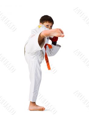 Aikido boy.Martial Arts