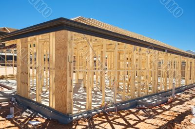 New home construction framing
