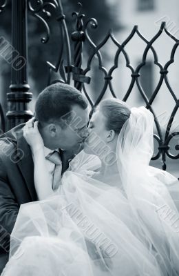 Newly-married couple