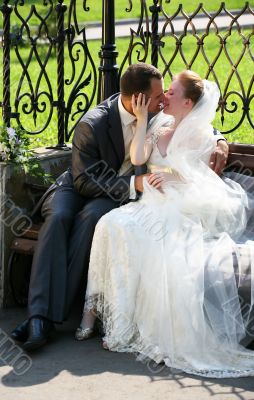Newly-married couple