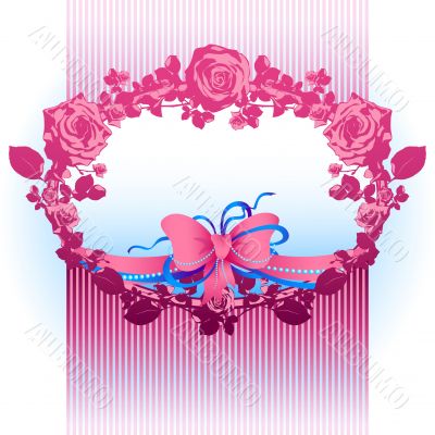background with bow