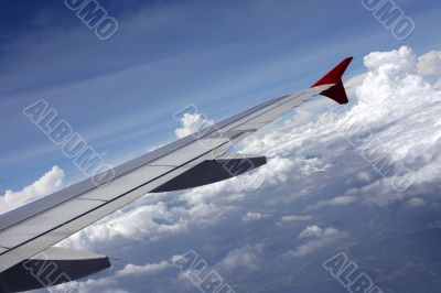 Wing of the plane