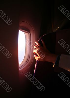 Airplane window