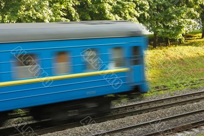 The last wagon of train