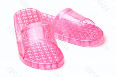 Pink flip-flops