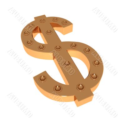 Mark of dollar 1