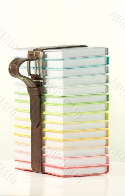 Stack of colorful books