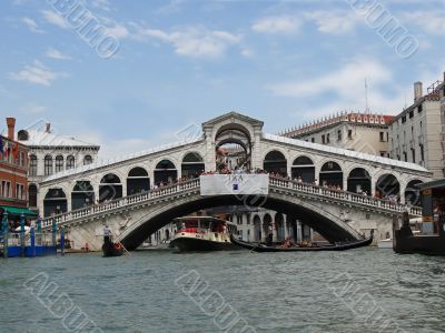 Rialto bridge in Venice