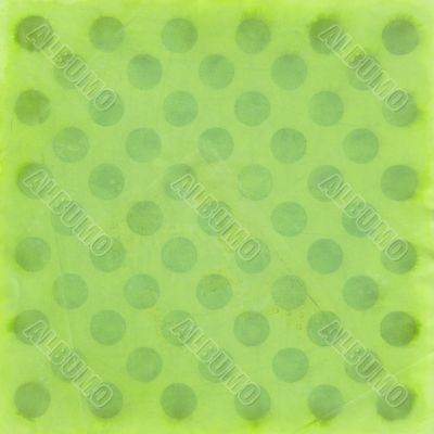 Green Polka Dots Pattern