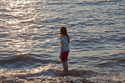 Girl at Sea