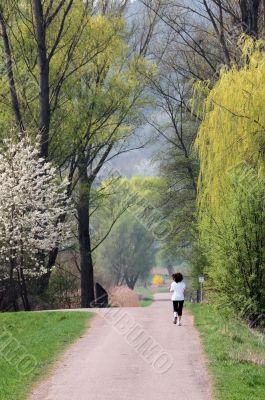 Jogging in a Park