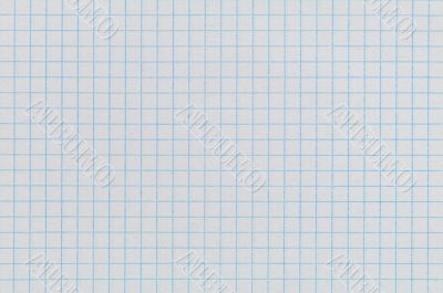 sheet of paper from notebook into cell