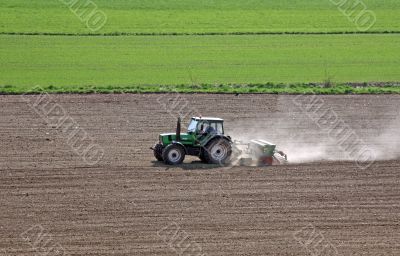 Tractor in Work
