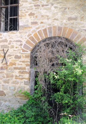 Abanodened Mill`s Doorway