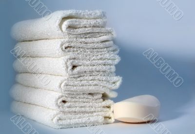Towels and soap