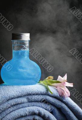 Towels and shampoo