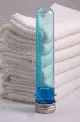Towels and shampoo