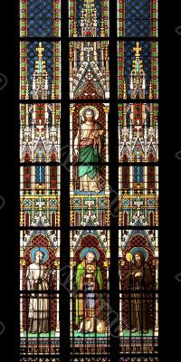 stained window