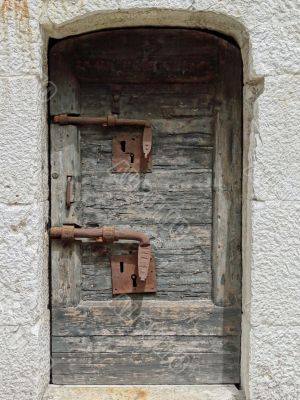 prison's door in Doge's palace in Venice