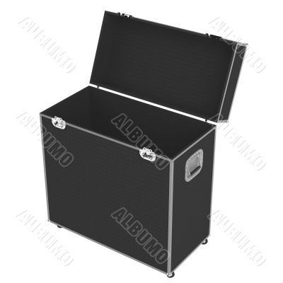 Opened case