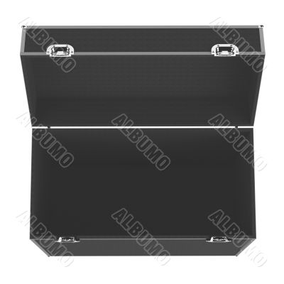 Opened case